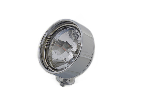 V-Twin - 33-1245 - Chrome 4 inch Spotlamp with H-3 Bulb Inset Type