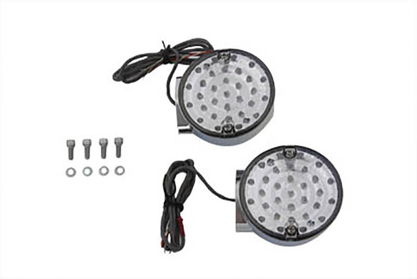 V-Twin - 33-1279 - LED Turn Signal Set Rear Clear Lens