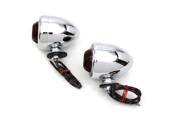 V-Twin - 33-1296 - Replica Guide DH-49 Bullet Marker Lamp Set
