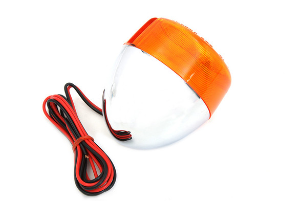 V-Twin - 33-1318 - Chrome Turn Signal Assembly Front Right or Left