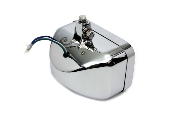 V-Twin - 33-1323 - Complete Caddy 12 Volt Bottom Mount Headlamp with Bulb