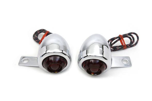 V-Twin - 33-1344 - Replica Guide Signal Lamp Set Rear