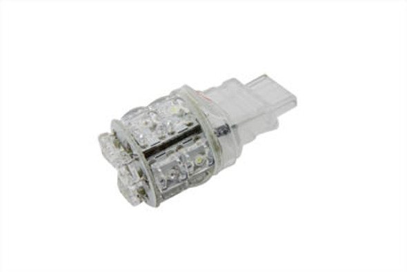 V-Twin - 33-1391 - Super Flux LED Wedge Style Bulb Red and White