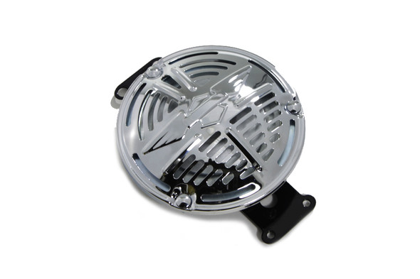 V-Twin - 33-1456 - Replica Delco Remy Chrome 6 Volt Horn