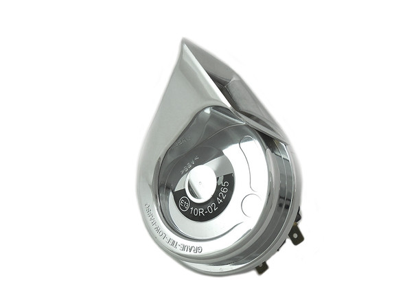 V-Twin - 33-1469 - Chrome Cow Bell Horn
