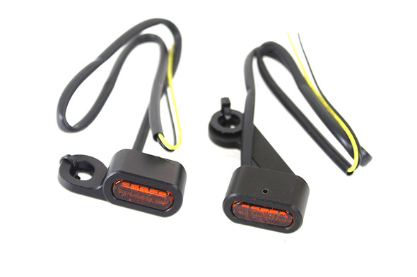 V-Twin - 33-1633 - Black LED Turn Signal Set