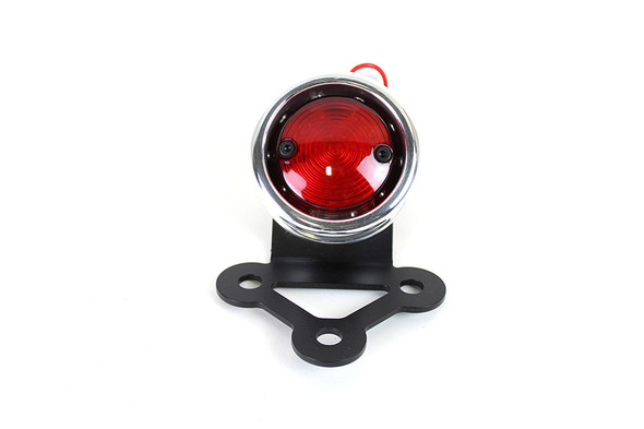 V-Twin - 33-1659 - LED Round Tail Lamp Assembly Polished