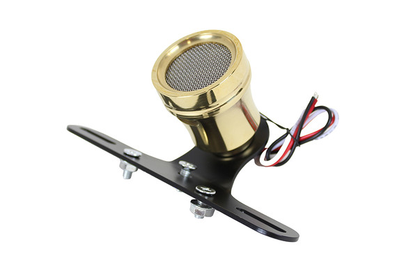 V-Twin - 33-1665 - LED Search Light Tail Lamp Assembly Brass