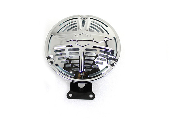 V-Twin - 33-1687 - Replica Delco Remy Chrome 6 Volt Horn