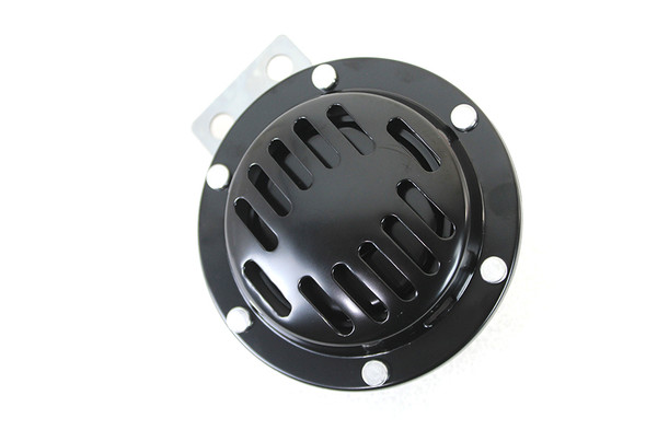V-Twin - 33-1689 - Universal Style Mini Black 6 Volt Horn