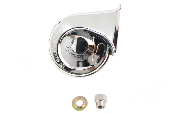 V-Twin - 33-1700 - Chrome Cow Bell Horn - Fits 1990-2019 Harley-Davidson FLT