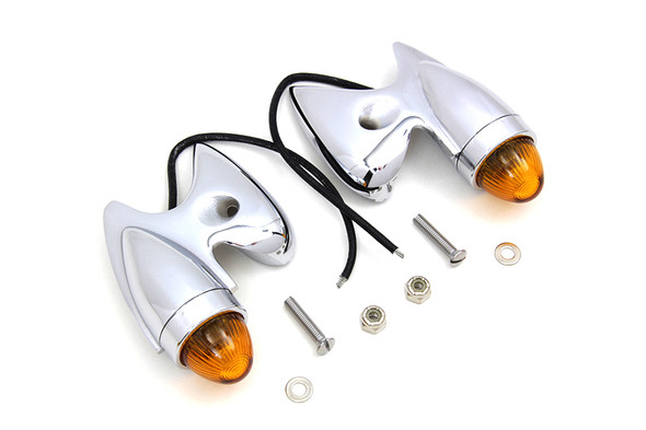 V-Twin - 33-1803 - Gunner Style Marker Lamp Set