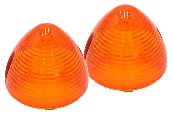 V-Twin - 33-1831 - Bullistic Turn Signal Lenses Amber