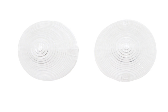 V-Twin - 33-1833 - Bullistic Turn Signal Lenses Clear