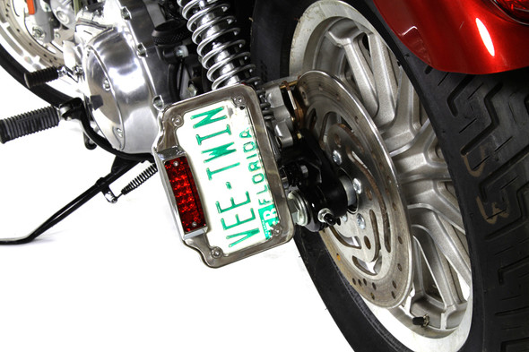 V-Twin - 33-1929 - Side Mount Tail Lamp Plate Set