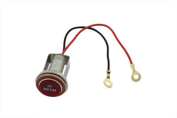 V-Twin - 33-1961 - Indicator Lamp High Beam Type Red