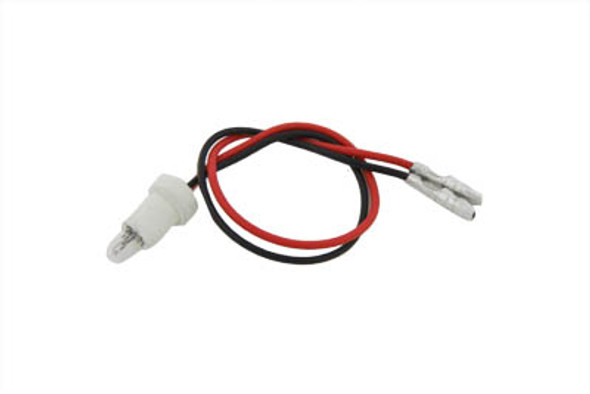 V-Twin - 33-2039 - Indicator Lamp Socket for Speedometer and Tachometer White