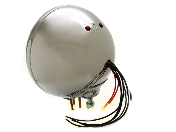 V-Twin - 33-2120 - Chrome 7 inch K Headlamp