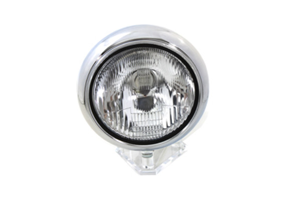V-Twin - 33-2197 - 7 inch Headlamp Assembly H-4 Type Chrome