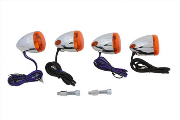 V-Twin - 33-2200 - Chrome Turn Signal Kit