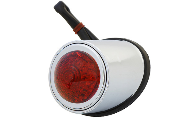 V-Twin - 33-2243 - Teardrop Style Tail Lamp with Red Lens