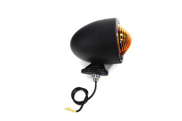 V-Twin - 33-3049 - Black Bullet Marker Lamp One Wire Type