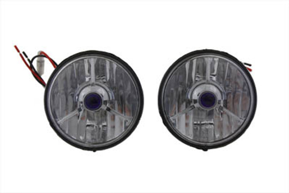 V-Twin - 33-3070 - 4-1/2 inch Spotlamp Tri-Bar Halogen Bulb