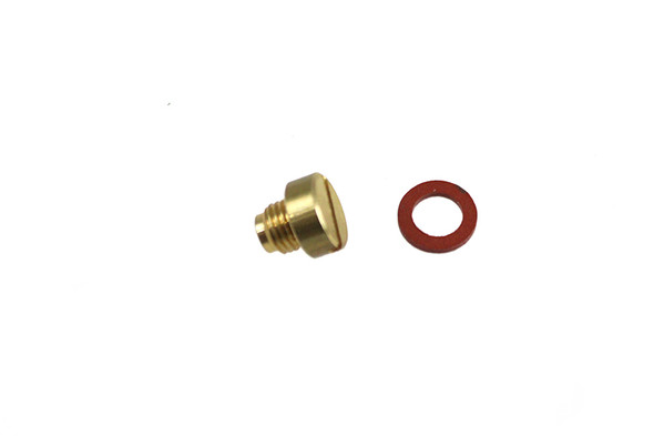 V-Twin - 3343-2T - Linkert Carburetor Bowl Drain Plug and Gasket Kit - Fits 1939-1965 Harley-Davidson FL