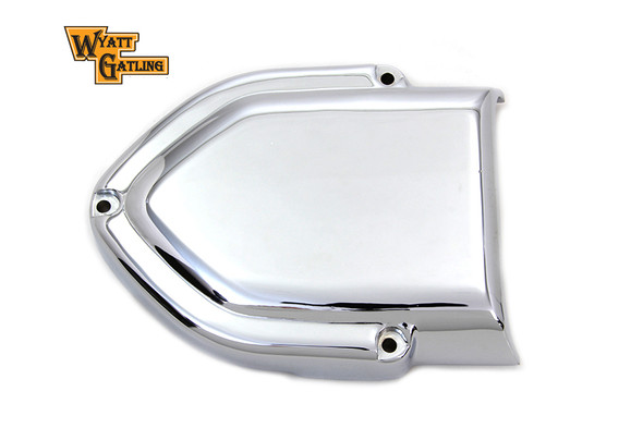 V-Twin - 34-0087 - Wyatt Gatling Chrome V-Charger Air Cleaner Cover