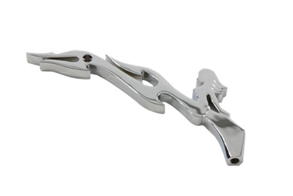 V-Twin - 34-0159 - Chrome Lady Luck Style Billet Mirror Stem