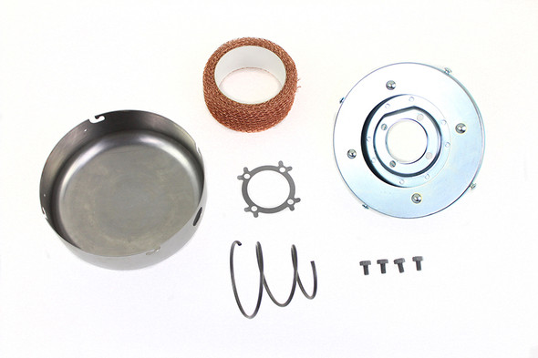 V-Twin - 34-0208 - 6 inch Linkert J-Slot Air Cleaner - Fits 1941-1952 Harley-Davidson WL, 1941-1948 UL