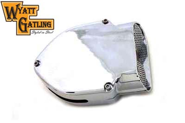 V-Twin - 34-0620 - Wyatt Gatling Chrome V-Charger Air Cleaner