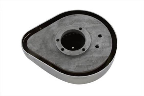 V-Twin - 34-0628 - Teardrop Air Cleaner Maltese Chrome