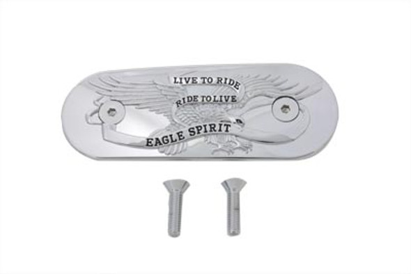 V-Twin - 34-0641 - Eagle Spirit Air Cleaner Insert Chrome