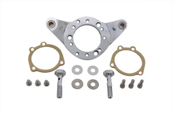 V-Twin - 34-0705 - Air Cleaner Bracket Kit Chrome Billet