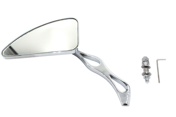 V-Twin - 34-0723 - Ace Mirror Ball Milled Style with Billet Stem