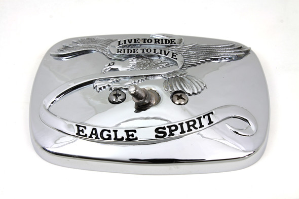 V-Twin - 34-0731 - Chrome Eagle Spirit Mirror Head
