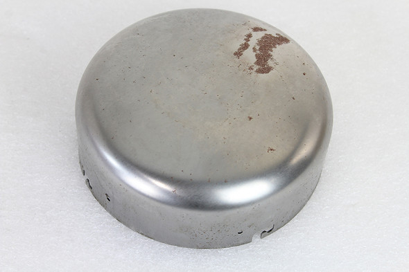 V-Twin - 34-0780 - Raw 6 inch Air Cleaner Cover - Fits 1941-1957 Harley-Davidson FL, 1936-1952 EL