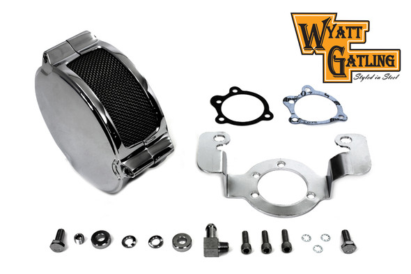 V-Twin - 34-0814 - Wyatt Gatling New Era Air Cleaner Kit Chrome