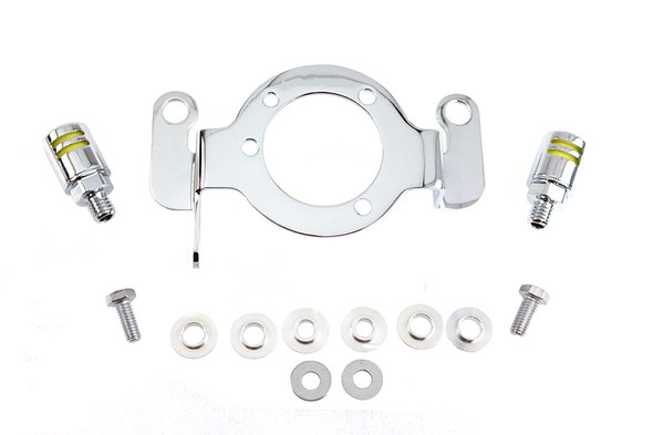 V-Twin - 34-0852 - Carburetor Support Bracket Chrome