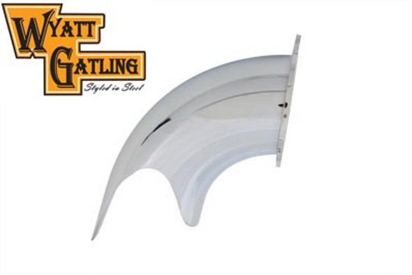 V-Twin - 34-0985 - Wyatt Gatling Scoop Air Cleaner Chrome