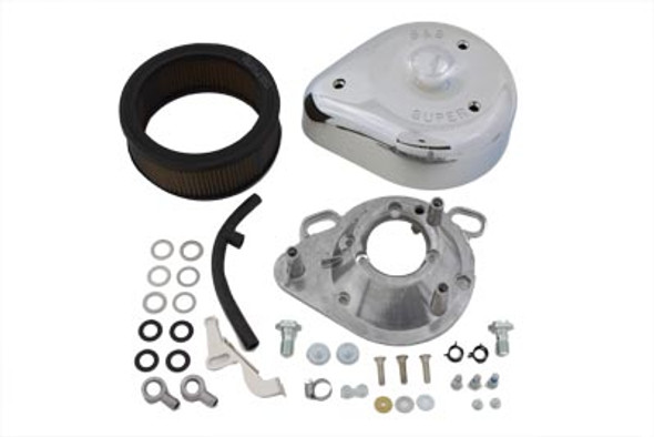V-Twin - 34-1015 - S&S Air Cleaner Assembly Chrome