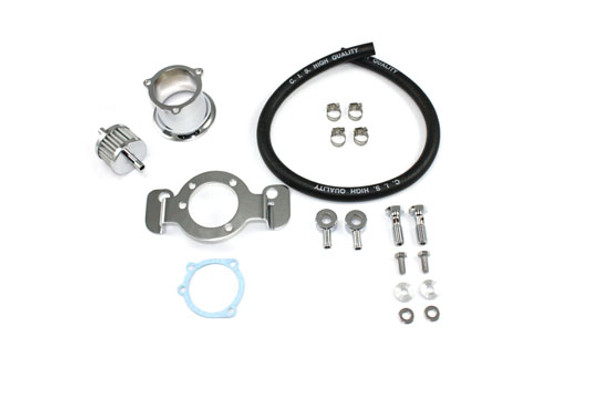 V-Twin - 34-1114 - Velocity Stack Kit Chrome