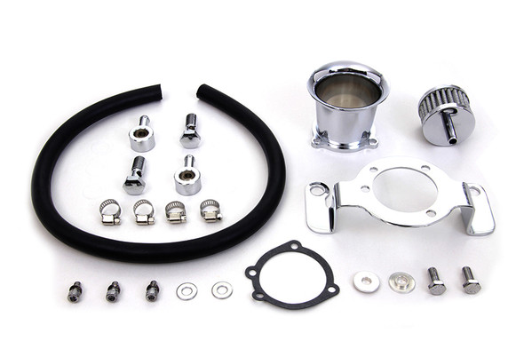 V-Twin - 34-1115 - Velocity Stack Kit Chrome
