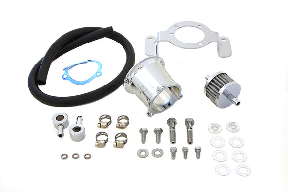 V-Twin - 34-1116 - Velocity Stack Kit Chrome