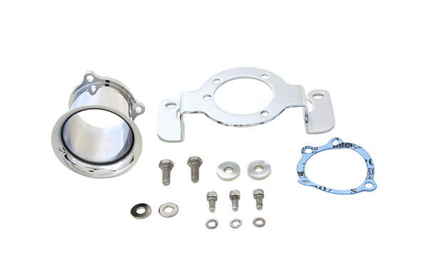 V-Twin - 34-1117 - Velocity Stack Kit Chrome