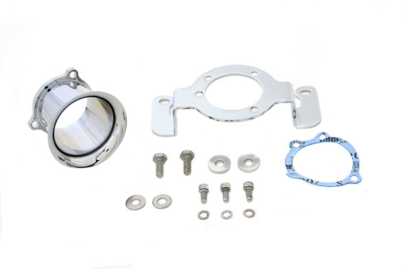 V-Twin - 34-1117 - Velocity Stack Kit Chrome
