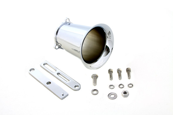 V-Twin - 34-1127 - Velocity Stack Kit Chrome