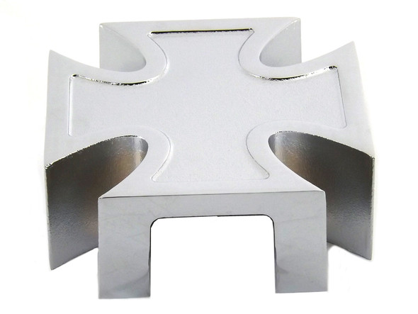 V-Twin - 34-1130 - Chrome Maltese Cross Air Cleaner Cover