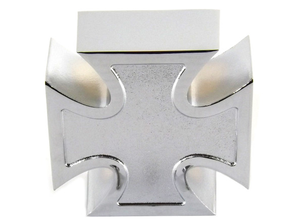 V-Twin - 34-1130 - Chrome Maltese Cross Air Cleaner Cover